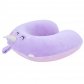 Подушка для путешествий "Единорог спит", Memory Foam (фиолетовый)