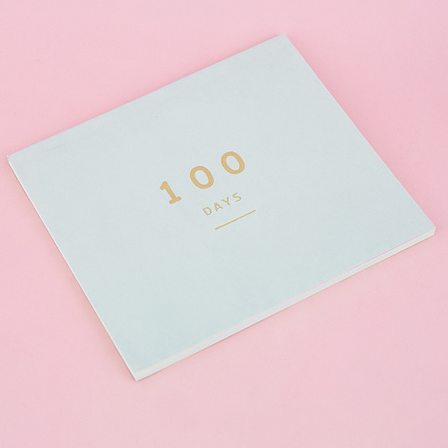 Планнер "100 days" (белый)