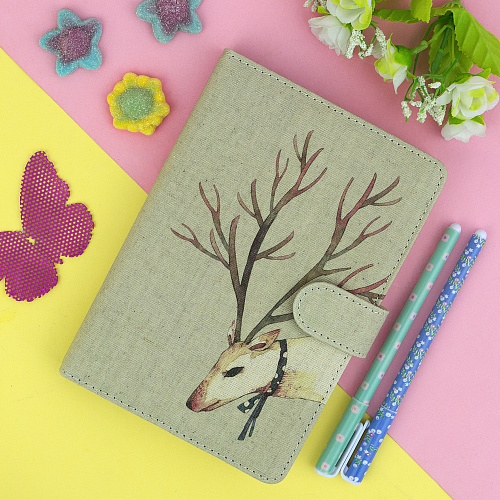 Ежедневник на кнопке "Deer"