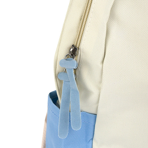 Рюкзак с контрастной полосой (голубой)