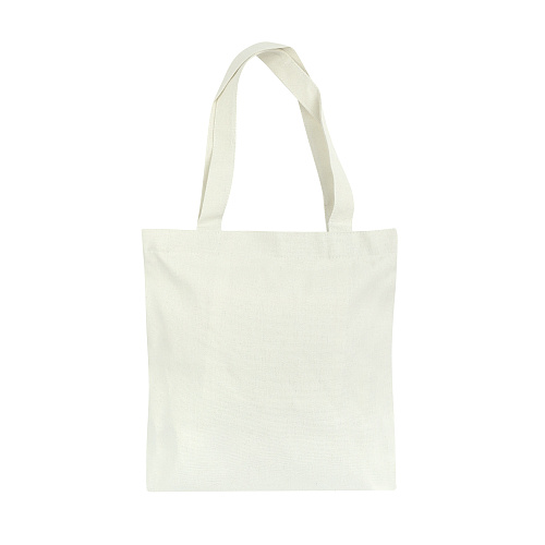 Эко-сумка шоппер с принтом, св.бежевая "Ваза"