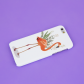 Чехол для iPhone 6 "Фламинго в листьях"
